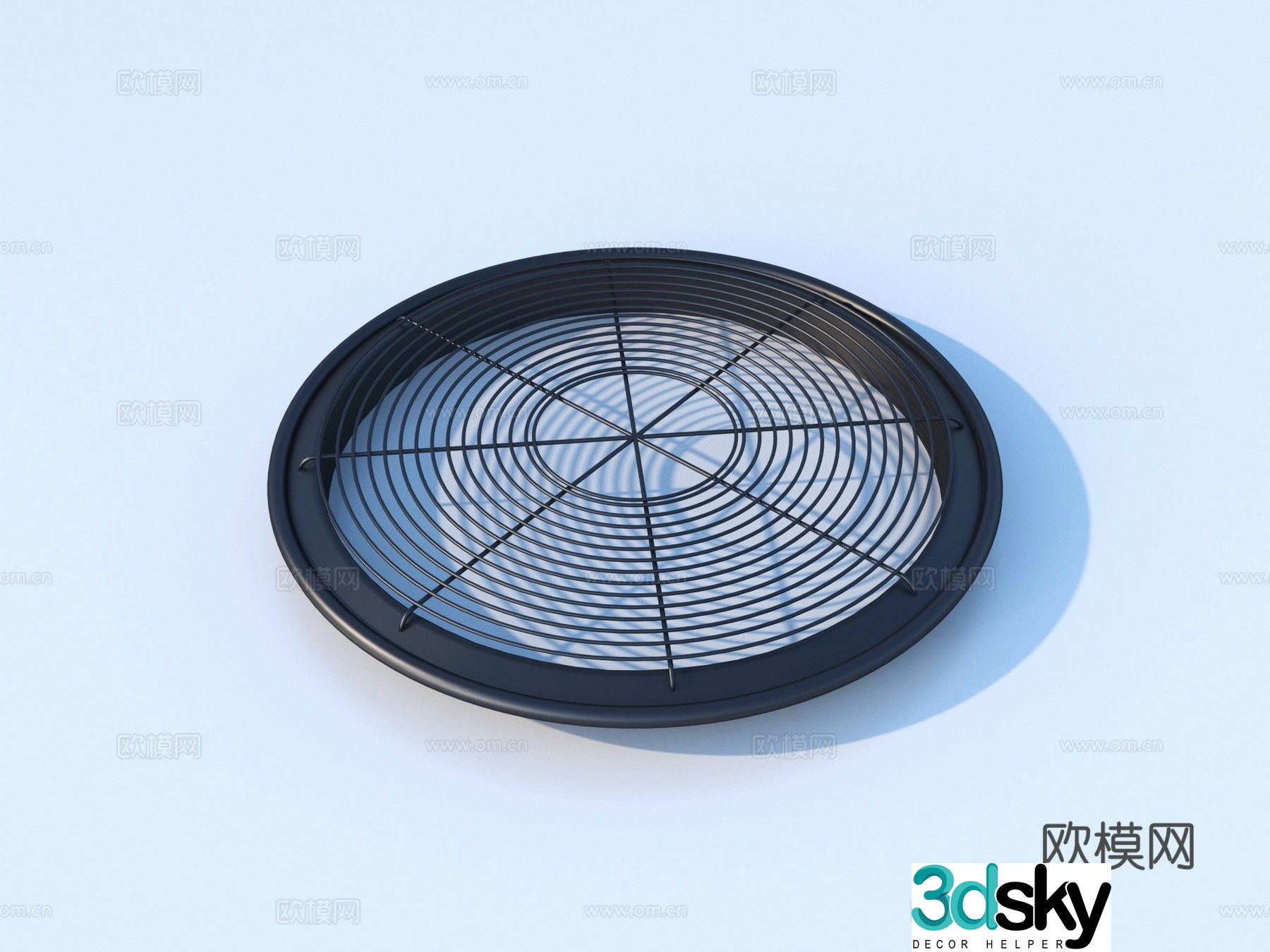Fan parts Hardware 3D model