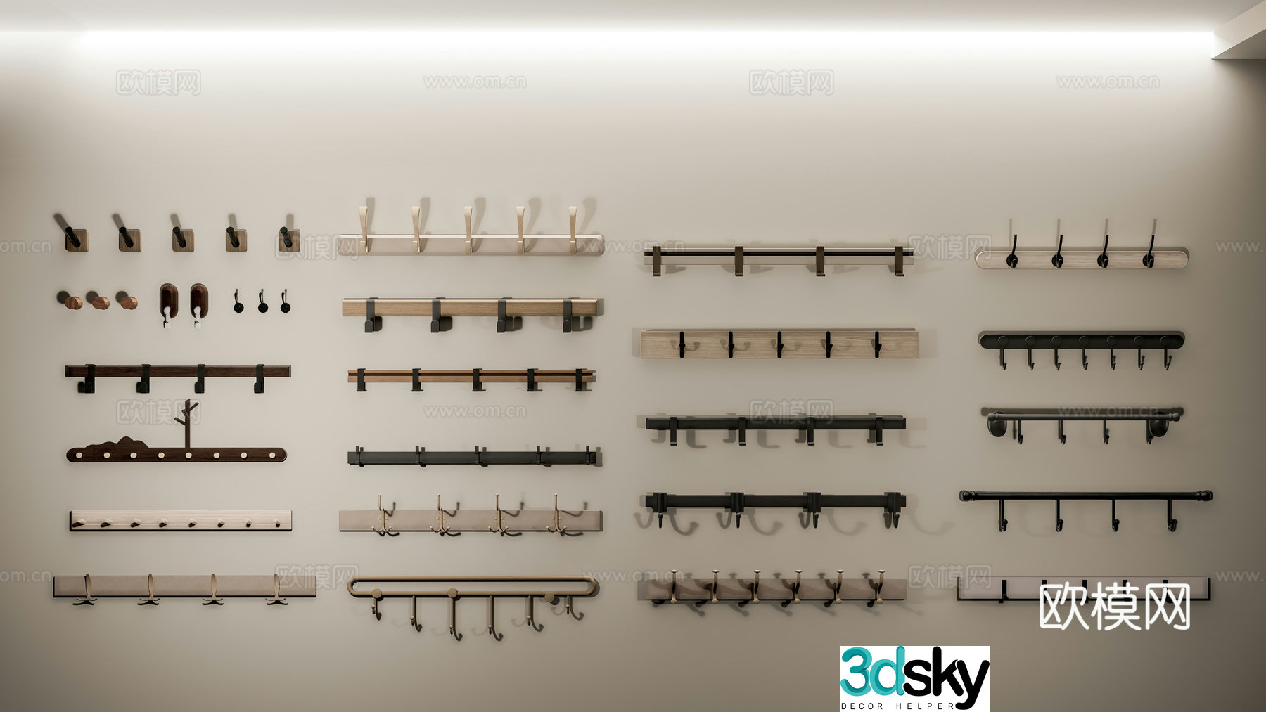 Hook/clothes rack/3d model