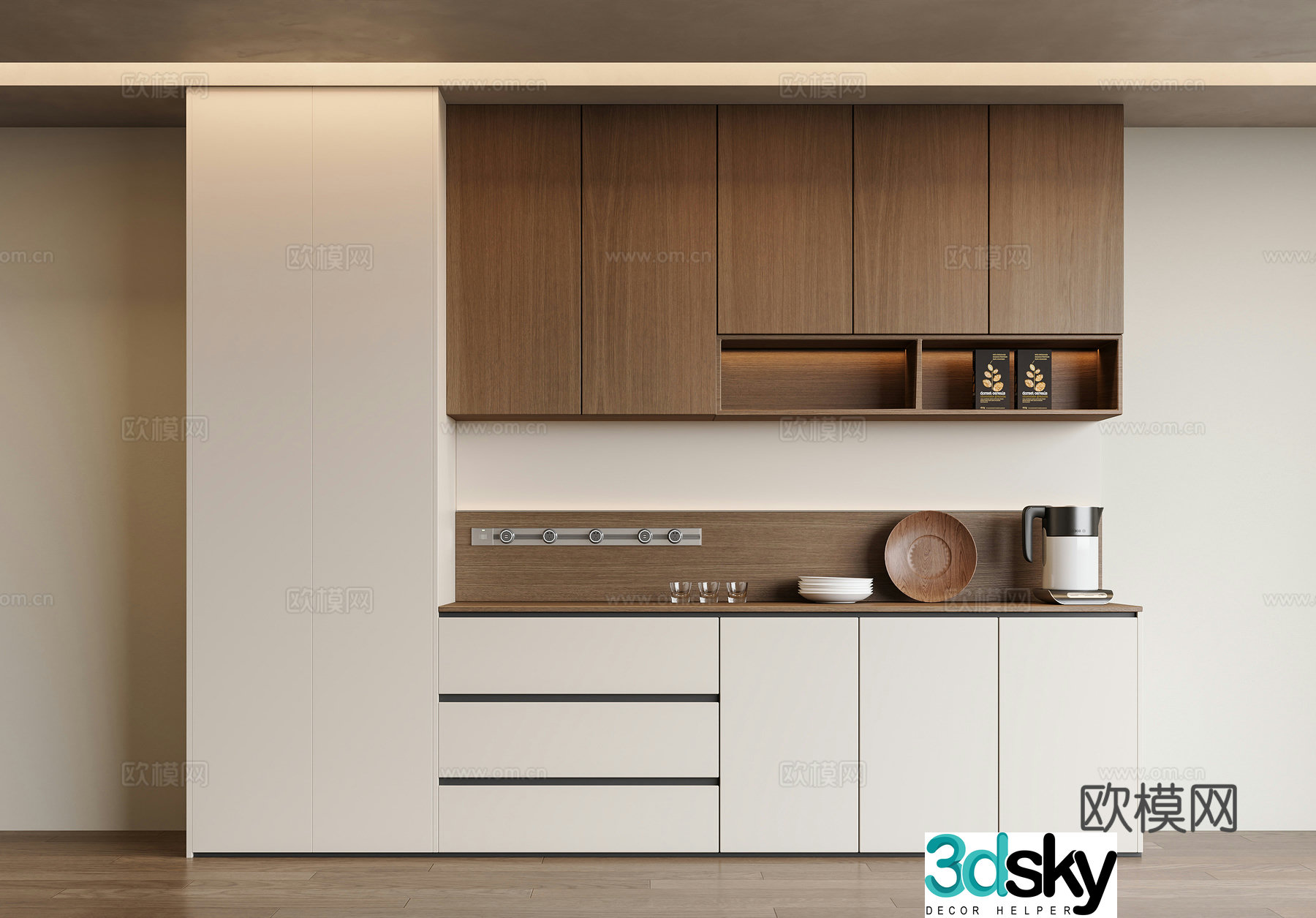 Middle-aged sideboard wine cabinet sideboard tea cabinet sideboard sideboard sideboard sideboard sideboard sideboard 3D model
