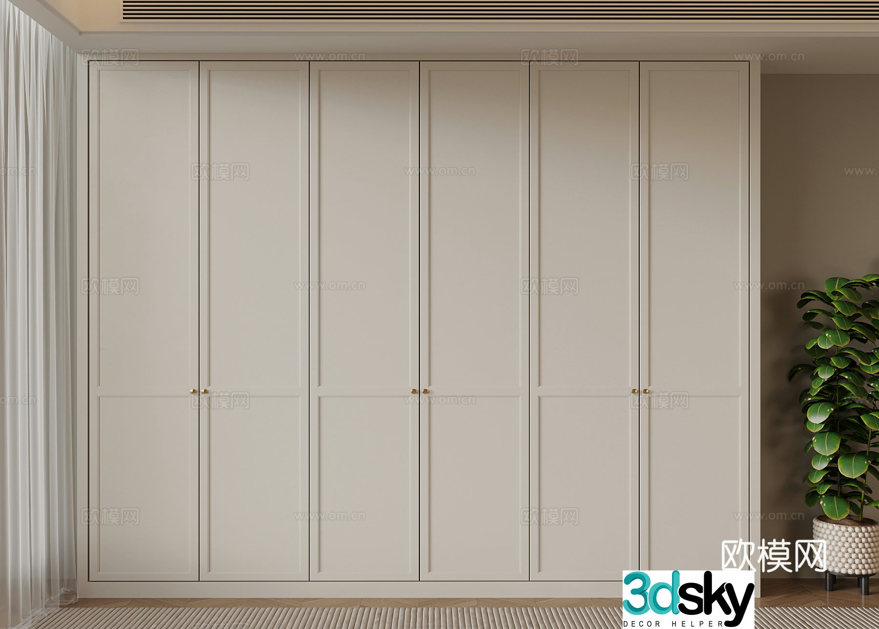 Wardrobe Modern Wardrobe 3d Model