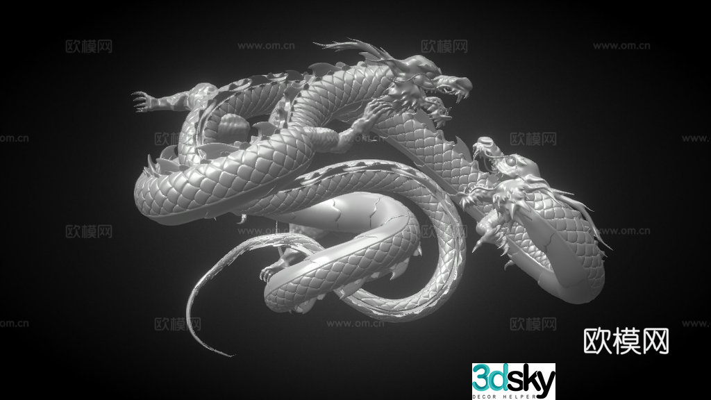 Double Dragon 3D Model
