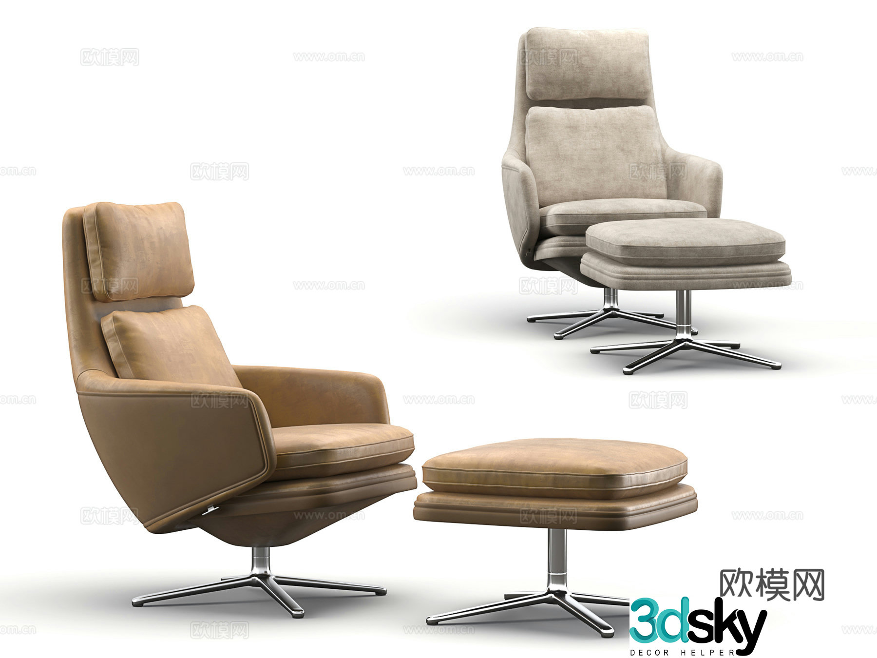 Modern lounge chair Modern lounge chair 3d model