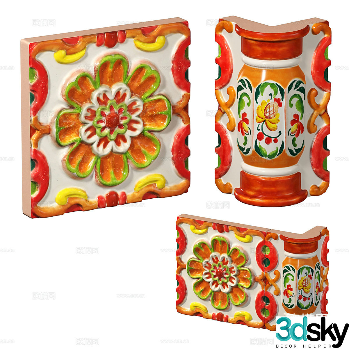Ceramic tiles 3d model