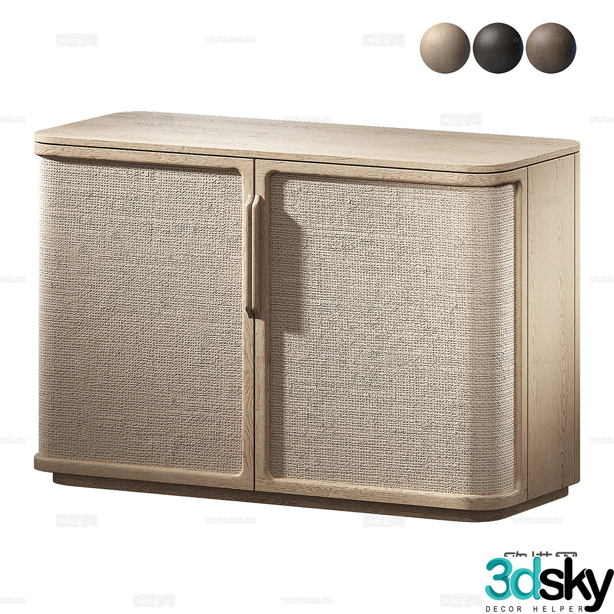3d model of chest of drawers