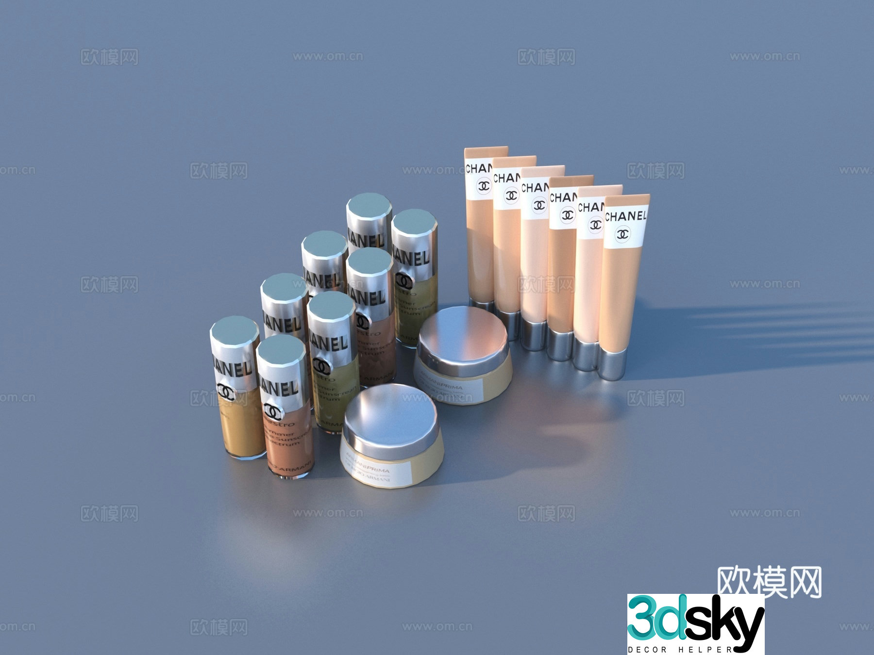 Cosmetics Ornaments Daily necessities 3D model