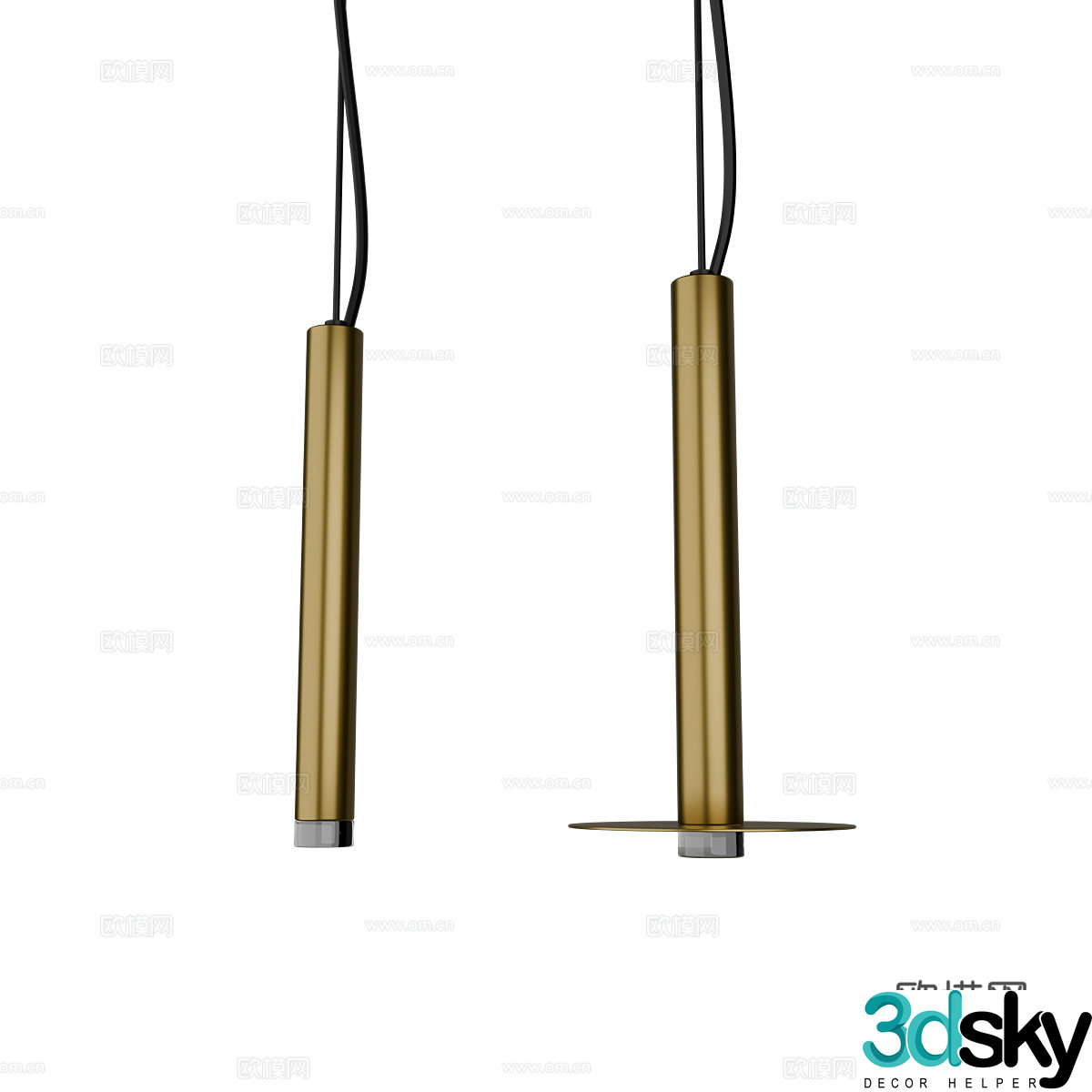 Modern simple light luxury chandeliers chandeliers simple chandeliers restaurant chandeliers living room chandeliers lamp 3d model