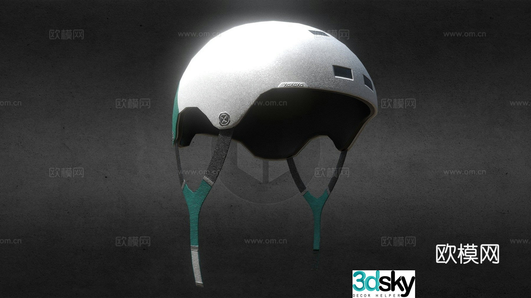 Bicycle cap 3d model