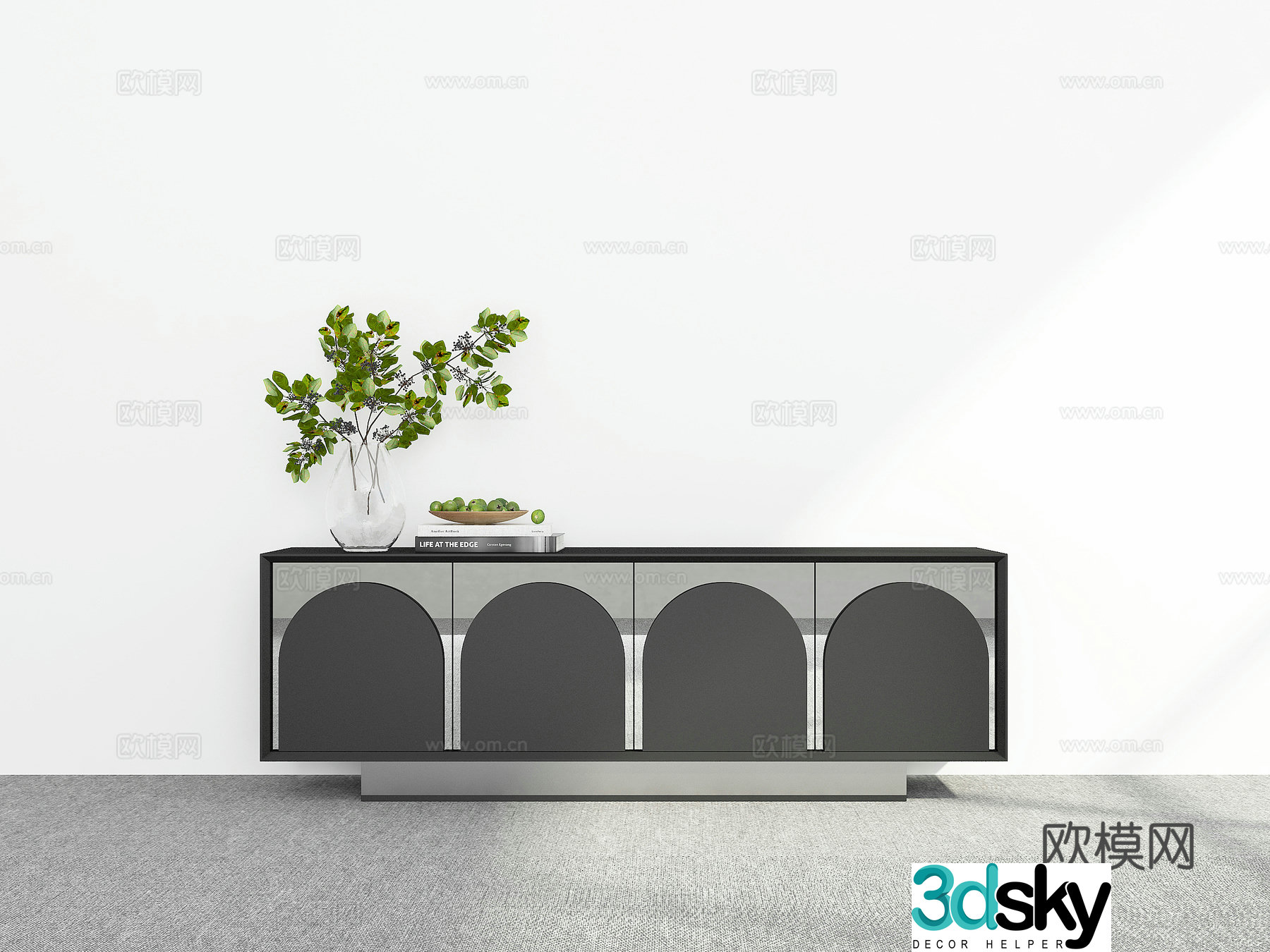 Modern TV cabinet 3d model
