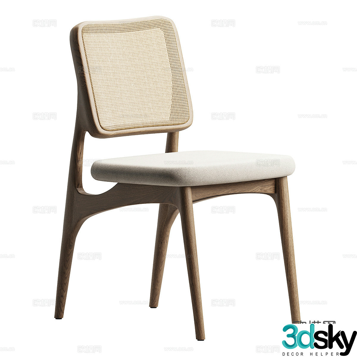 Single chair 3d model