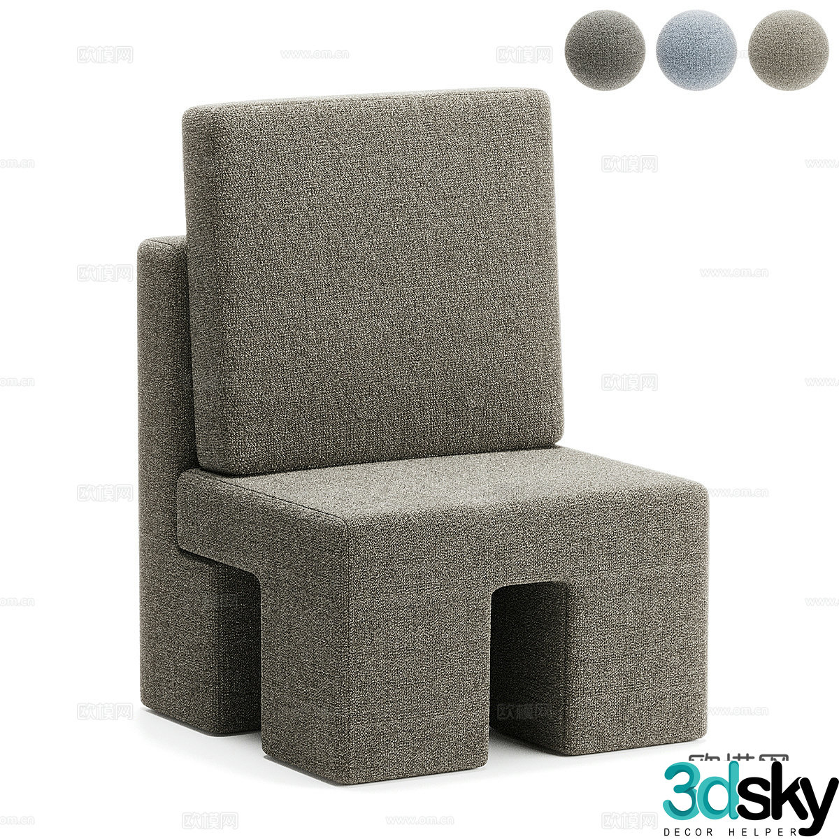 Leisure chair 3d model