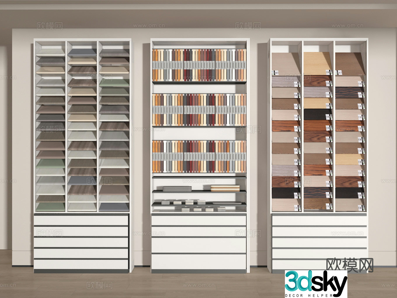 Model cabinet 3d model