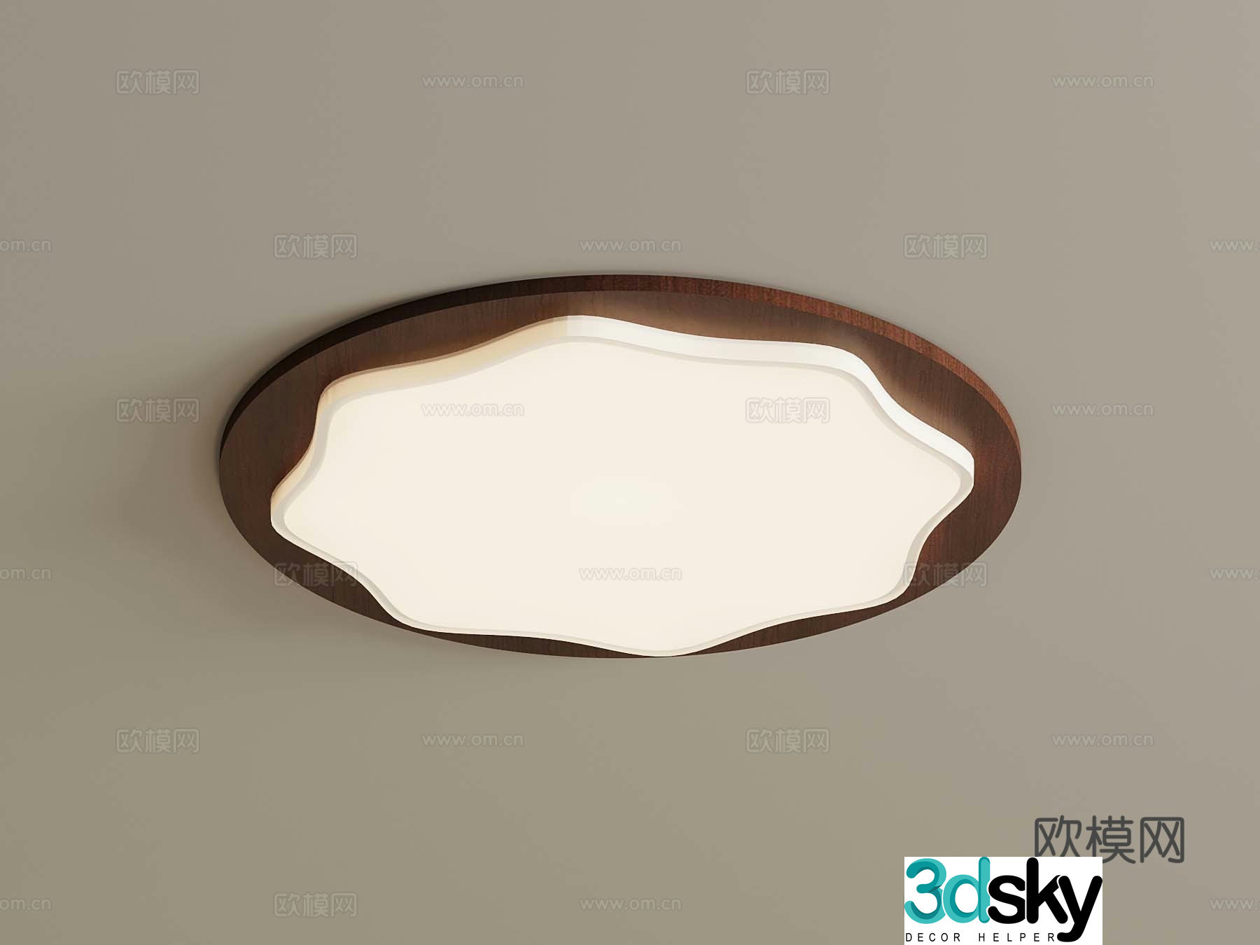 French cream ceiling lamp Modern medieval style ceiling lamp Children’s ceiling lamp 3D model