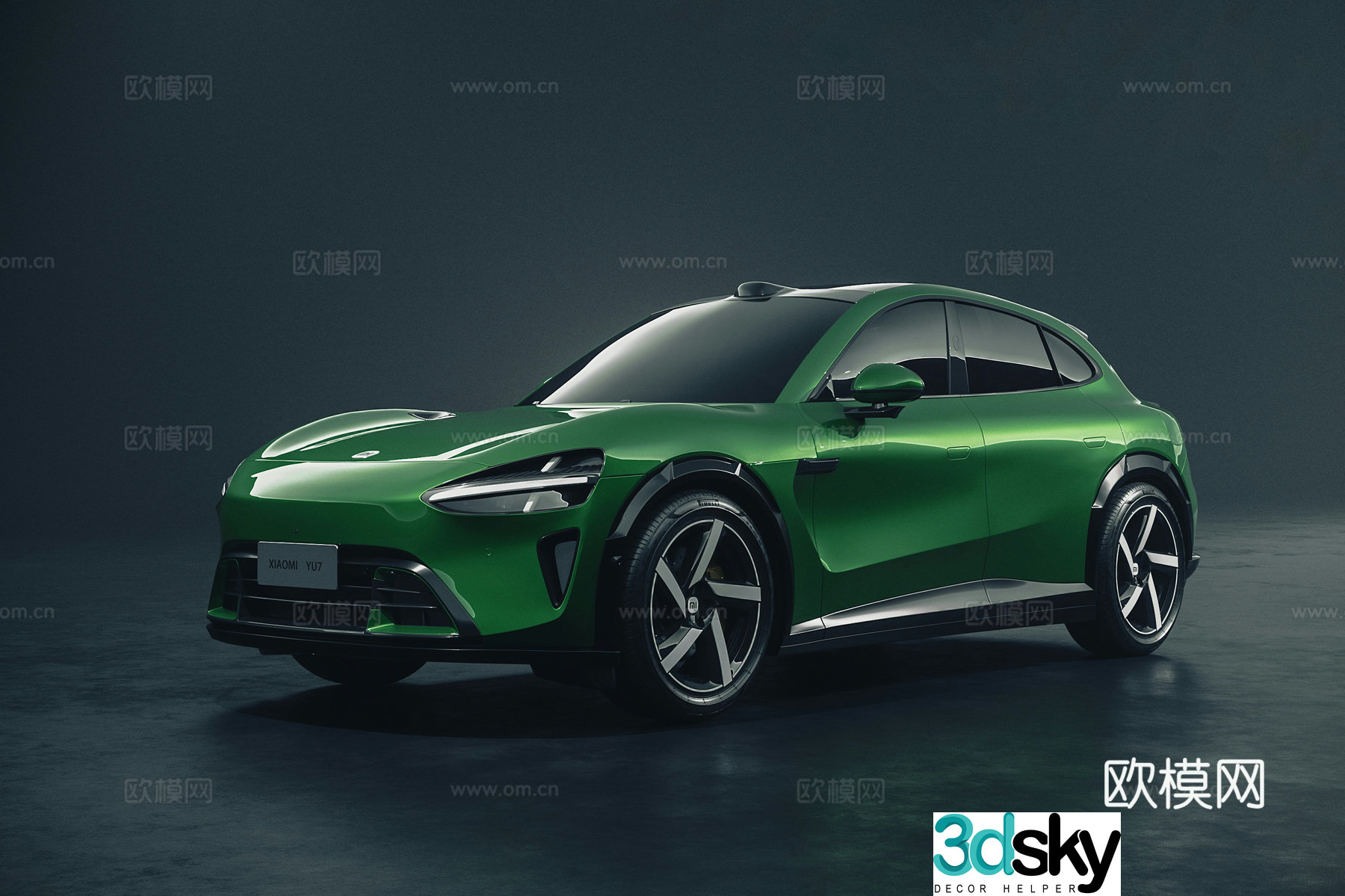 Xiaomi Yu7XIAOMIYU7 2025 Xiaomi luxury pure electric SUV 3D model