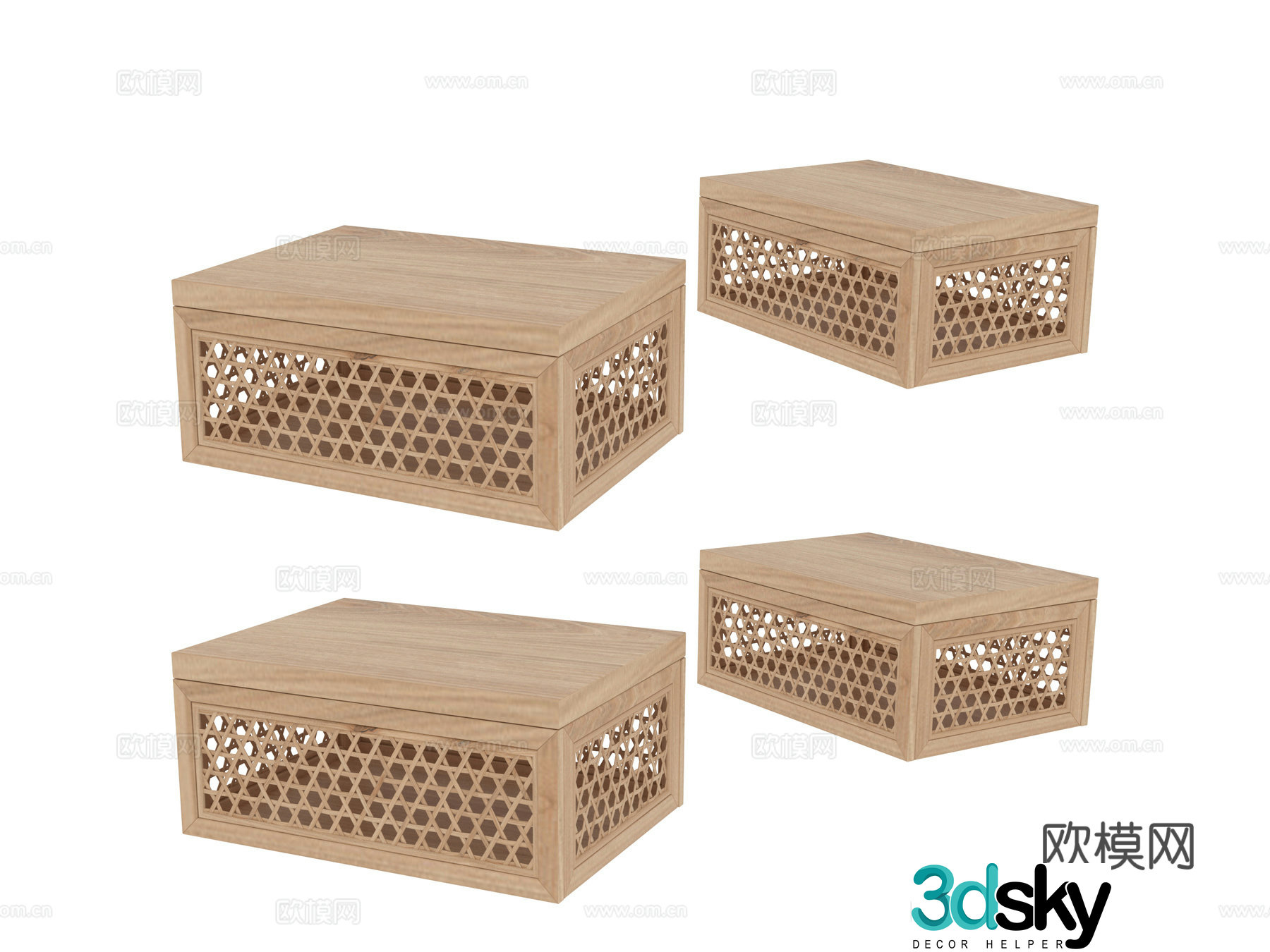 Daily necessities box 3d model