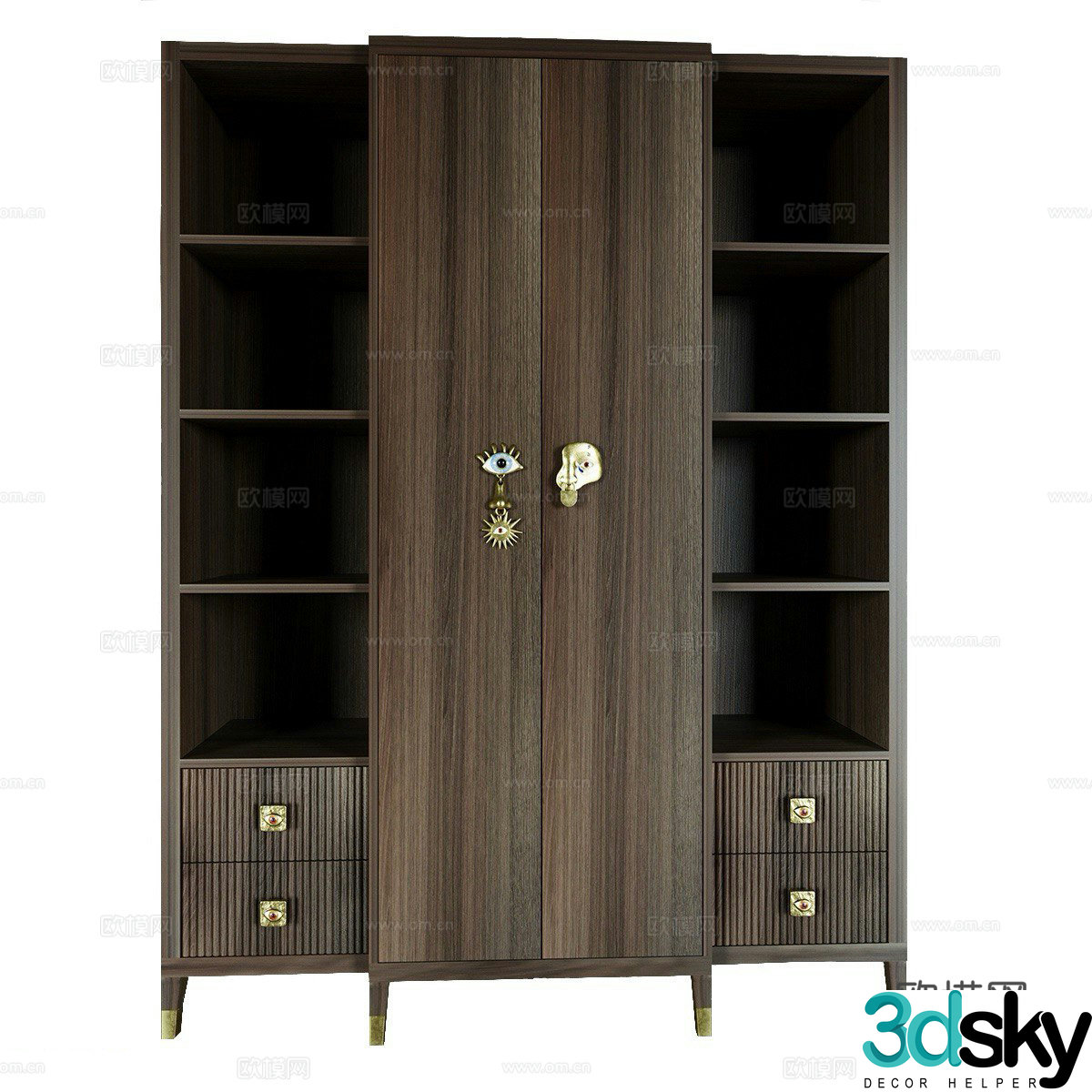 Display cabinet 3D model