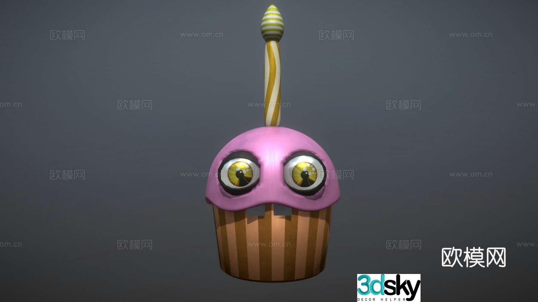 Five Nights at Freddy's 1 cup cake 3d model