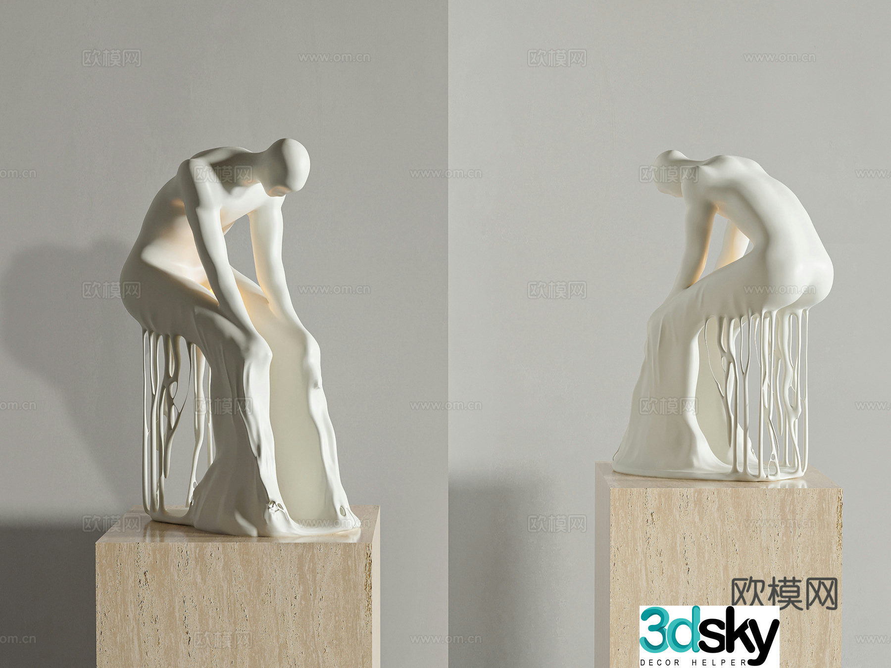 Modern sculpture 3d model