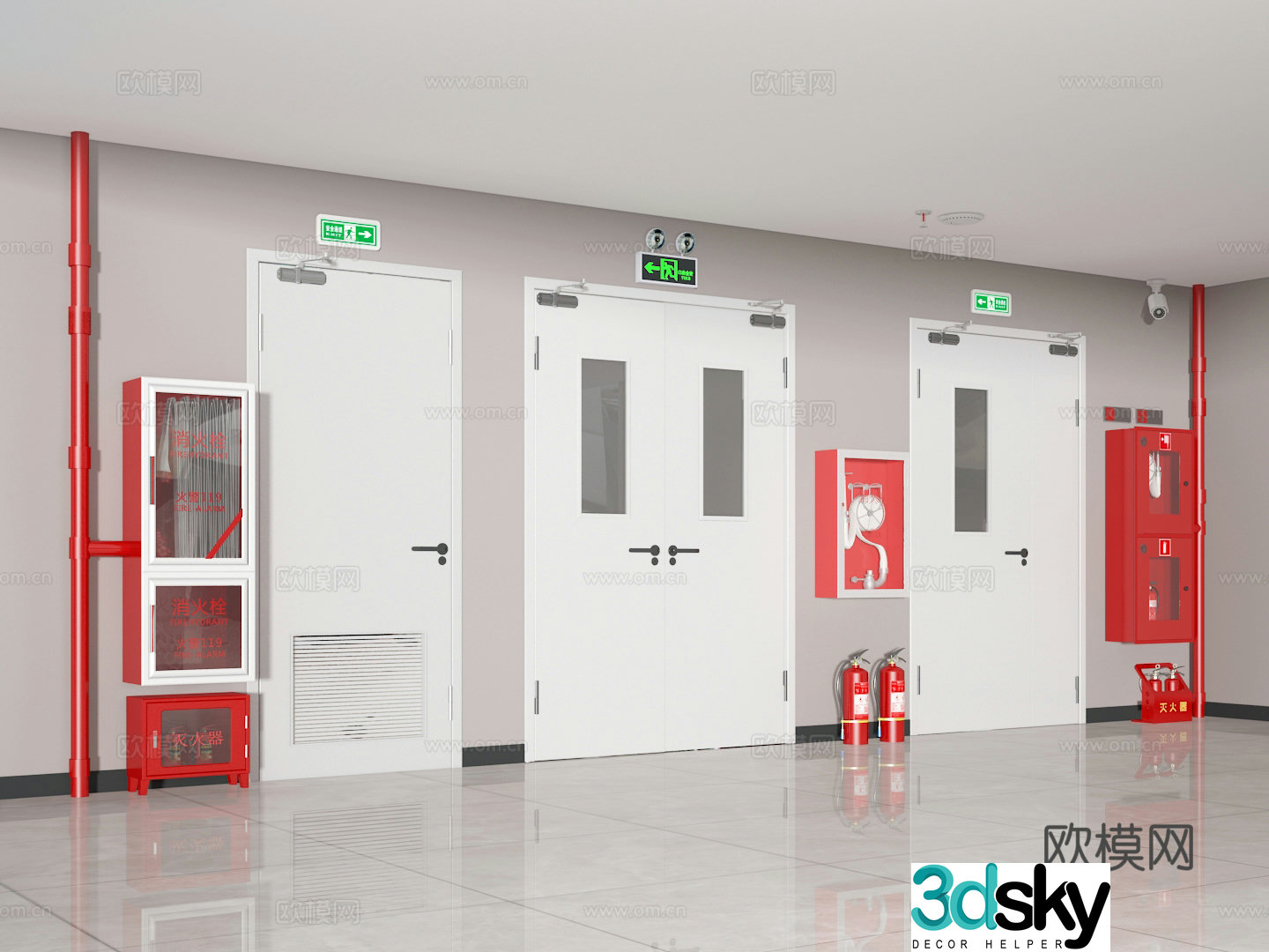 fire door 3d model