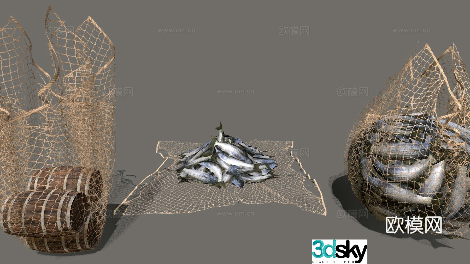 Fishing net 3d model