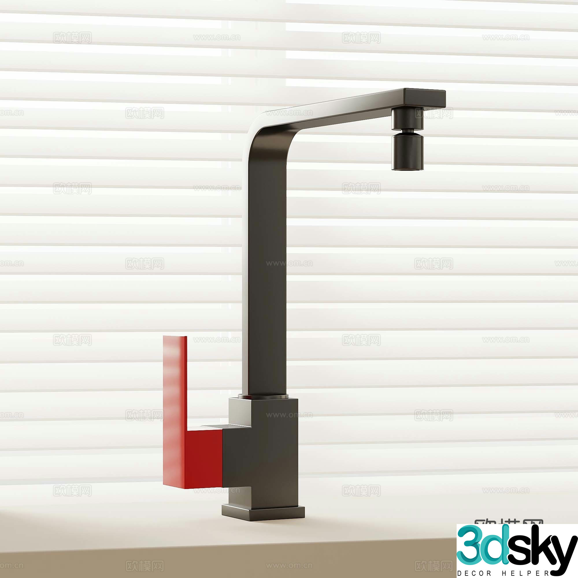 Modern faucet Kitchen faucet 3d model