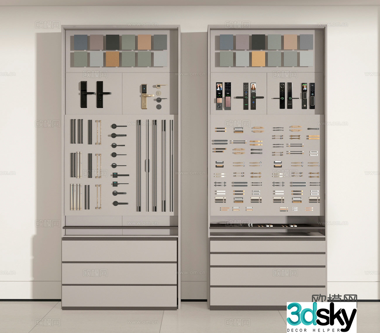 Hardware cabinet 3D model