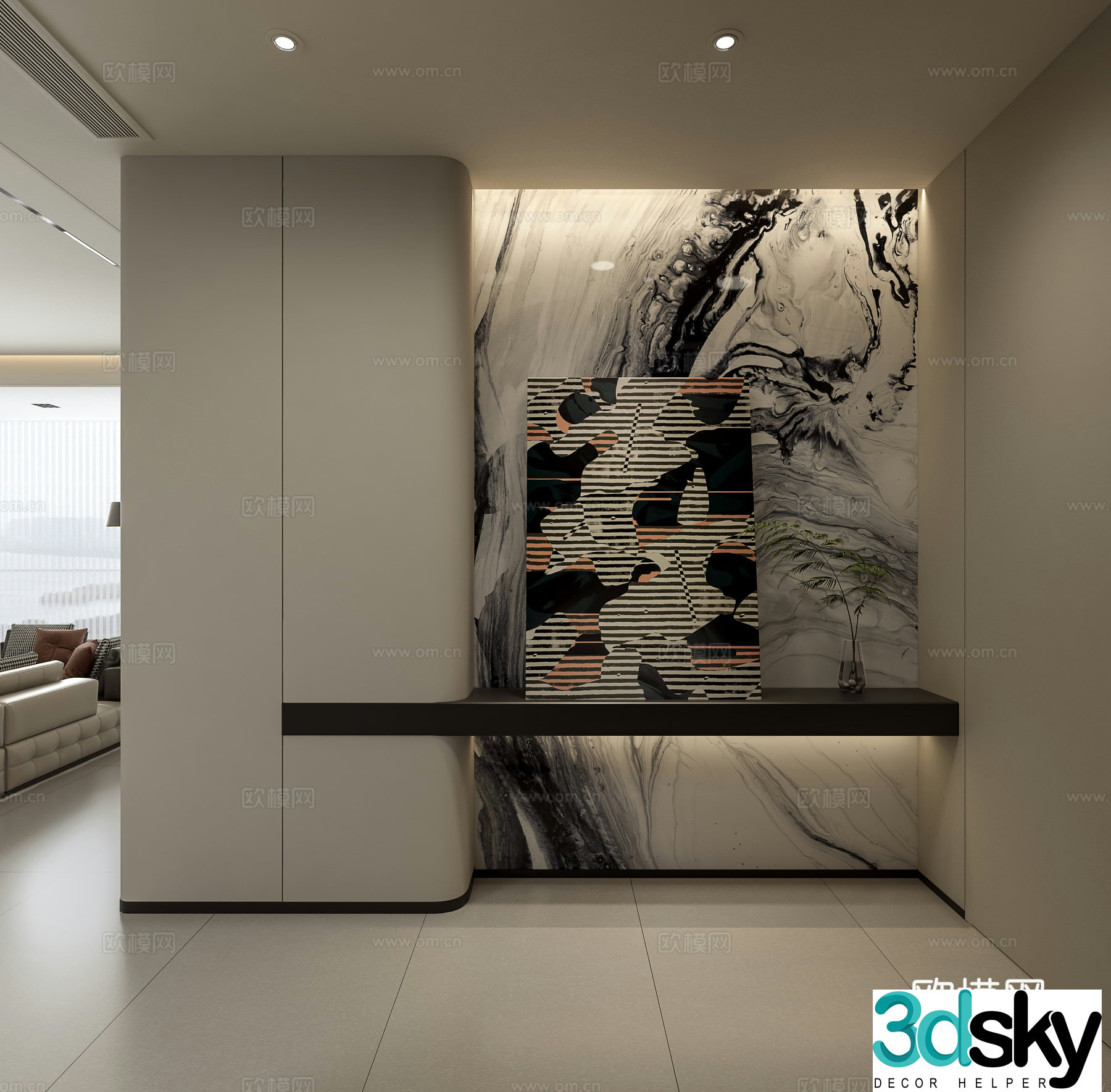 Italian 3D model
