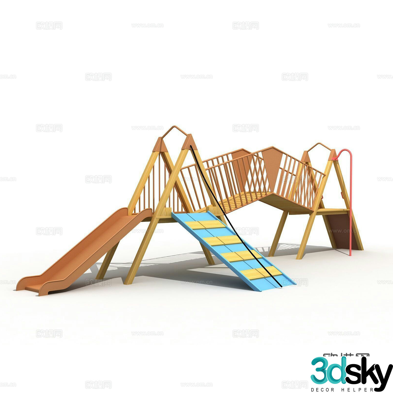 Children's play equipment 3d model