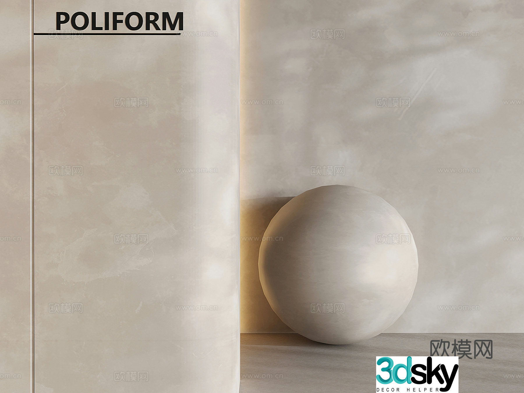 Micro-cement wall cement wall gypsum texture art wall paint artistic paint real stone paint modeling wall back 3D model