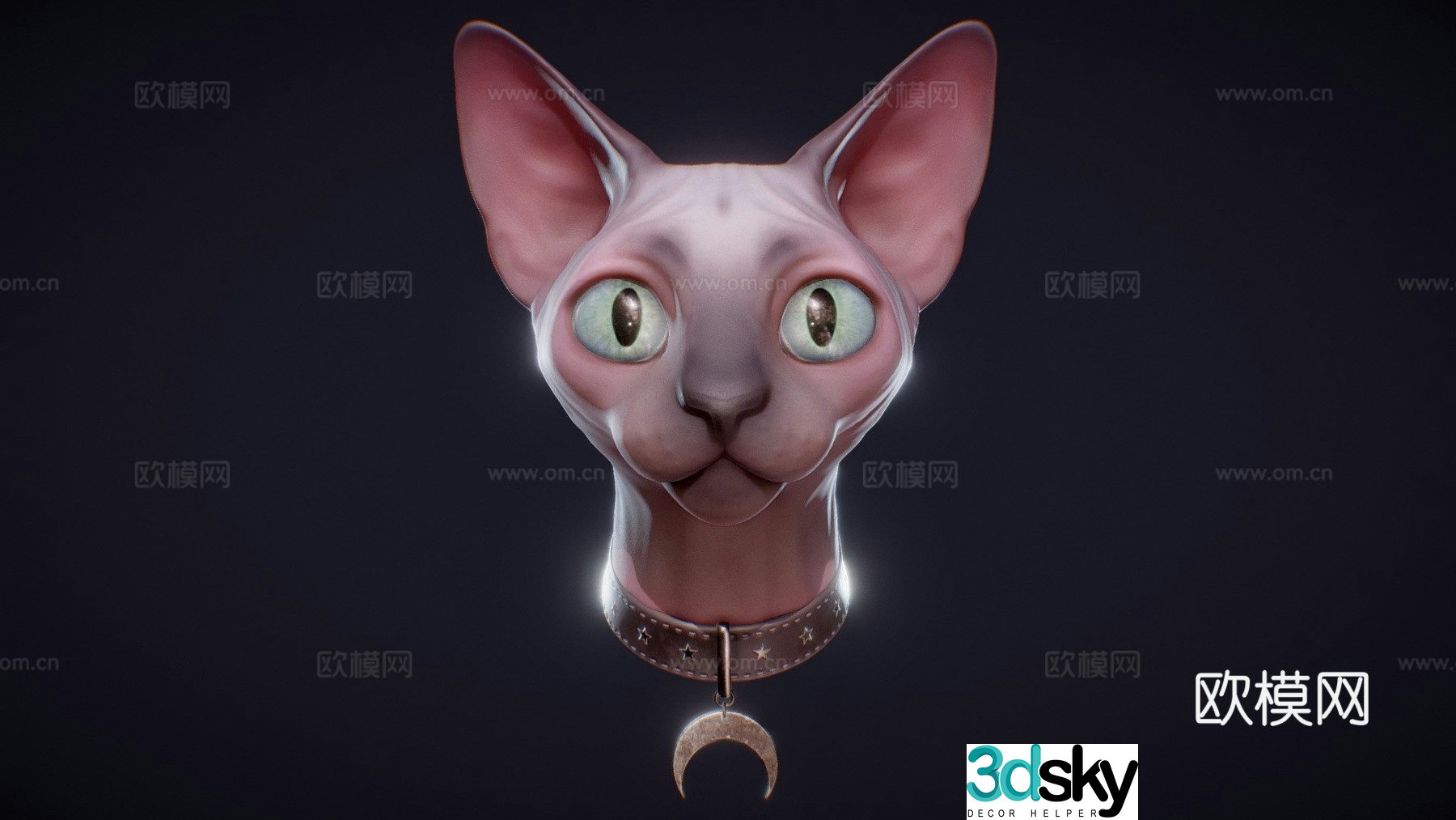 Strange Sphinx 3d model