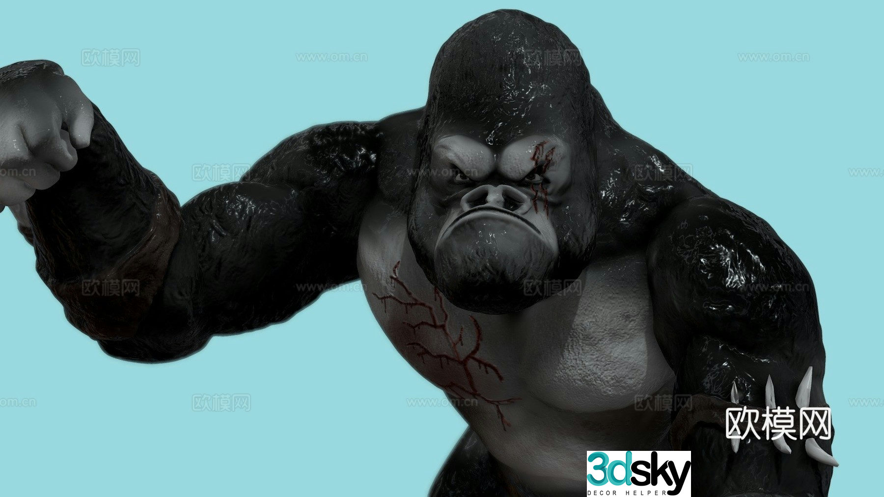 King Kong 3d model