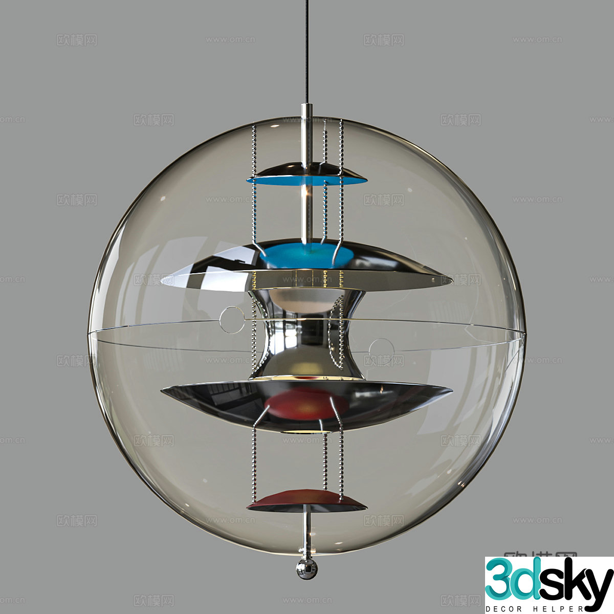 Modern simple chandeliers chandeliers simple chandeliers restaurant chandeliers lamp glass chandeliers 3d model