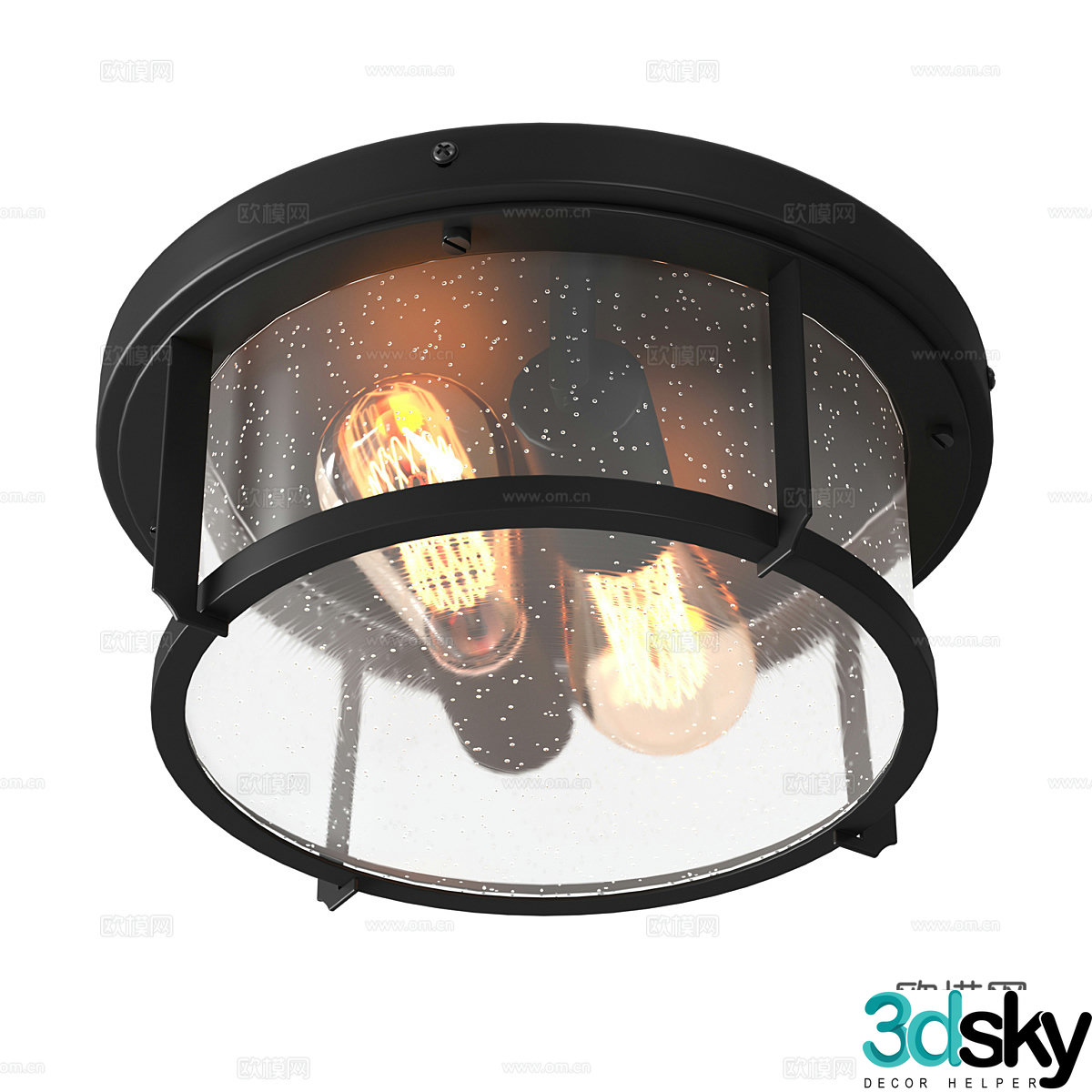 Nordic simple ceiling lamp Ceiling lamp Simple ceiling lamp Lamp 3d model