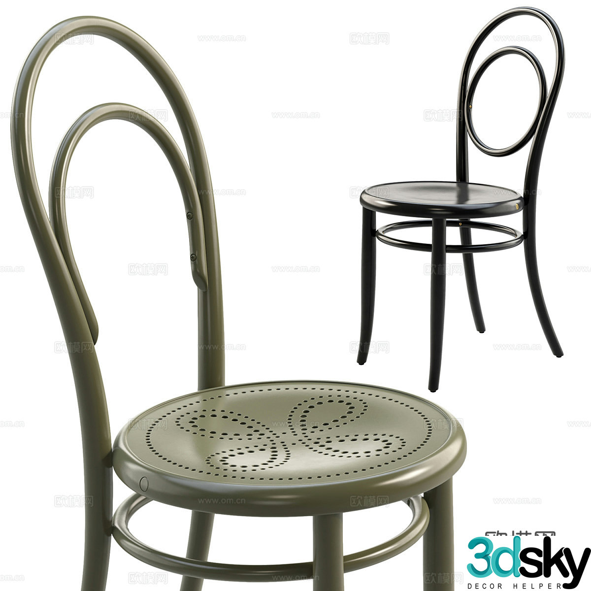 Single chair 3d model
