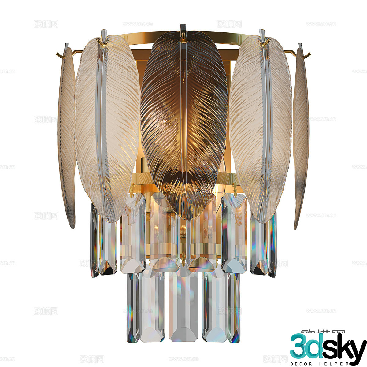 Modern simple light luxury wall lamp wall lamp simple wall lamp decorative wall lamp living room wall lamp light luxury wall 3D model