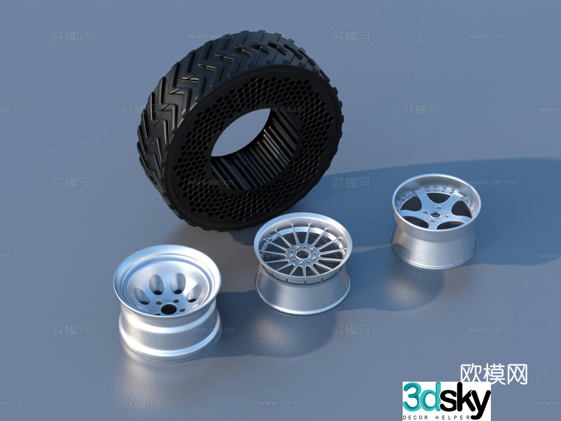 Wheels Wheels Tires Car Wheels 3D Model