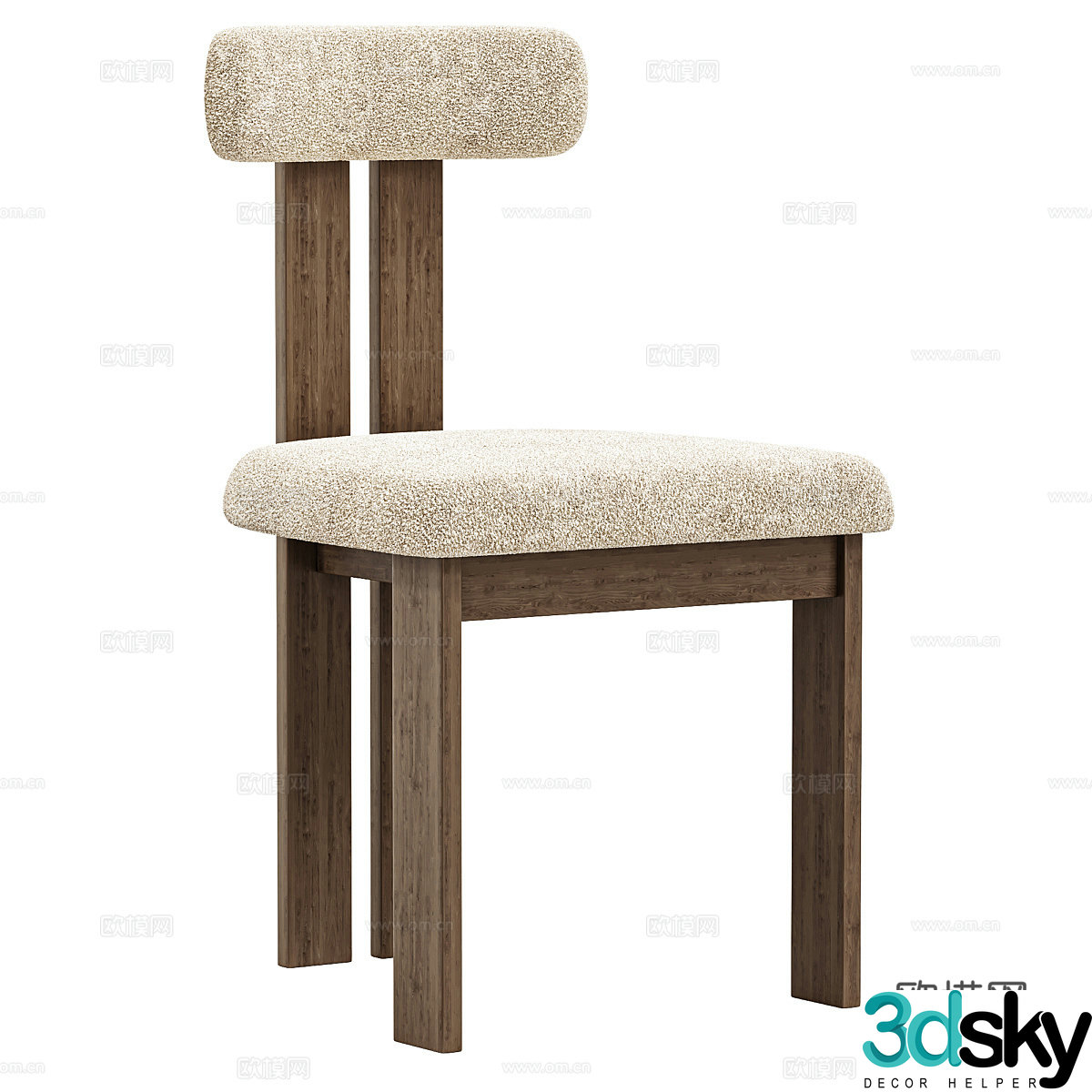 Single chair 3d model