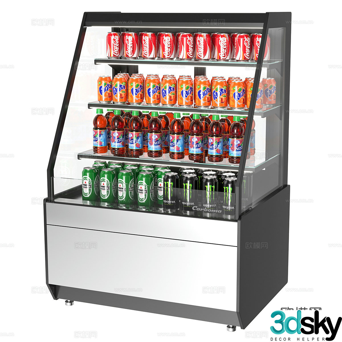 Retail industry 3d model