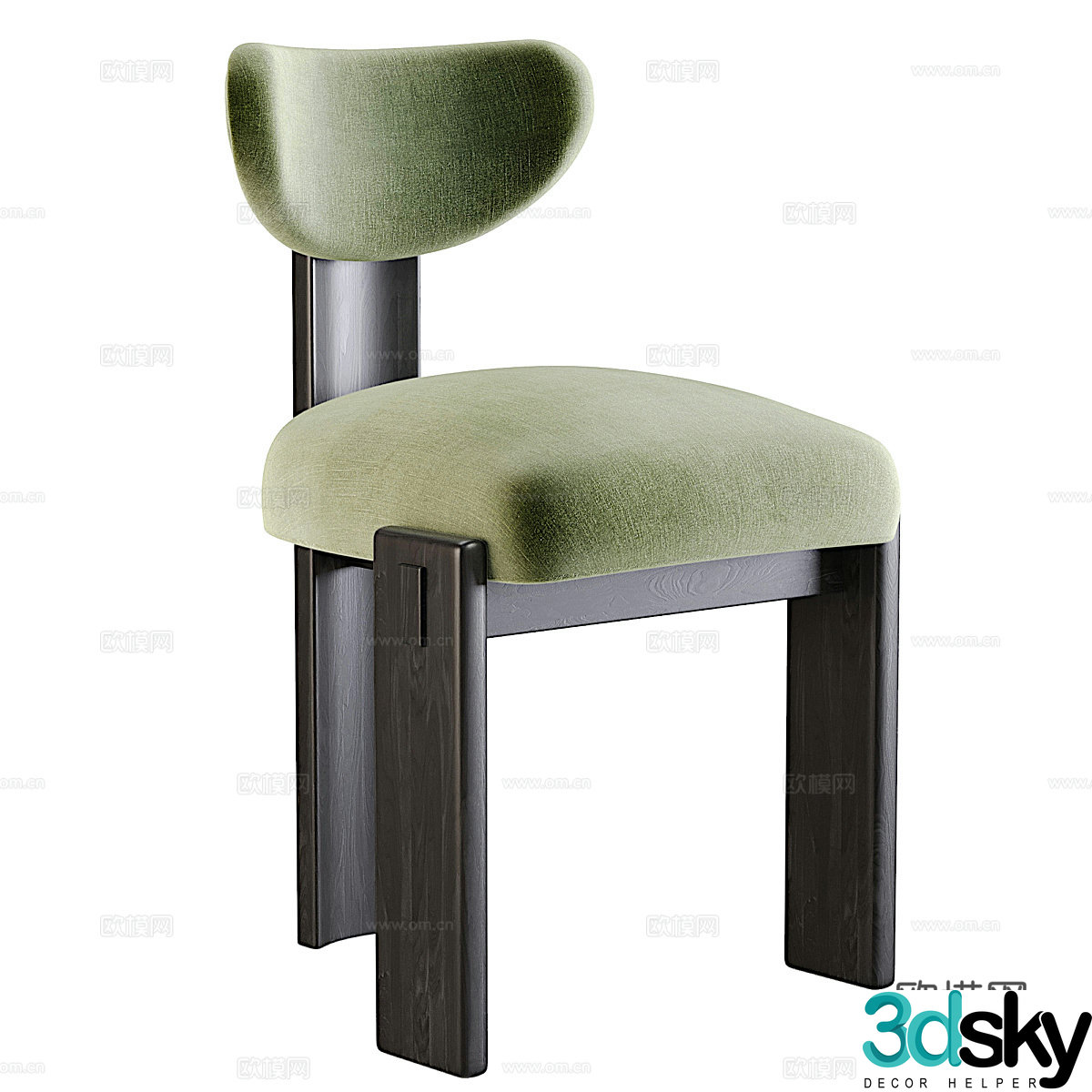 Single chair 3d model