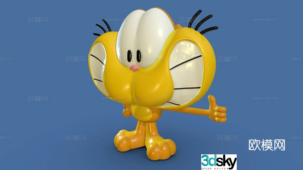 Gaturo Statue 3D Model