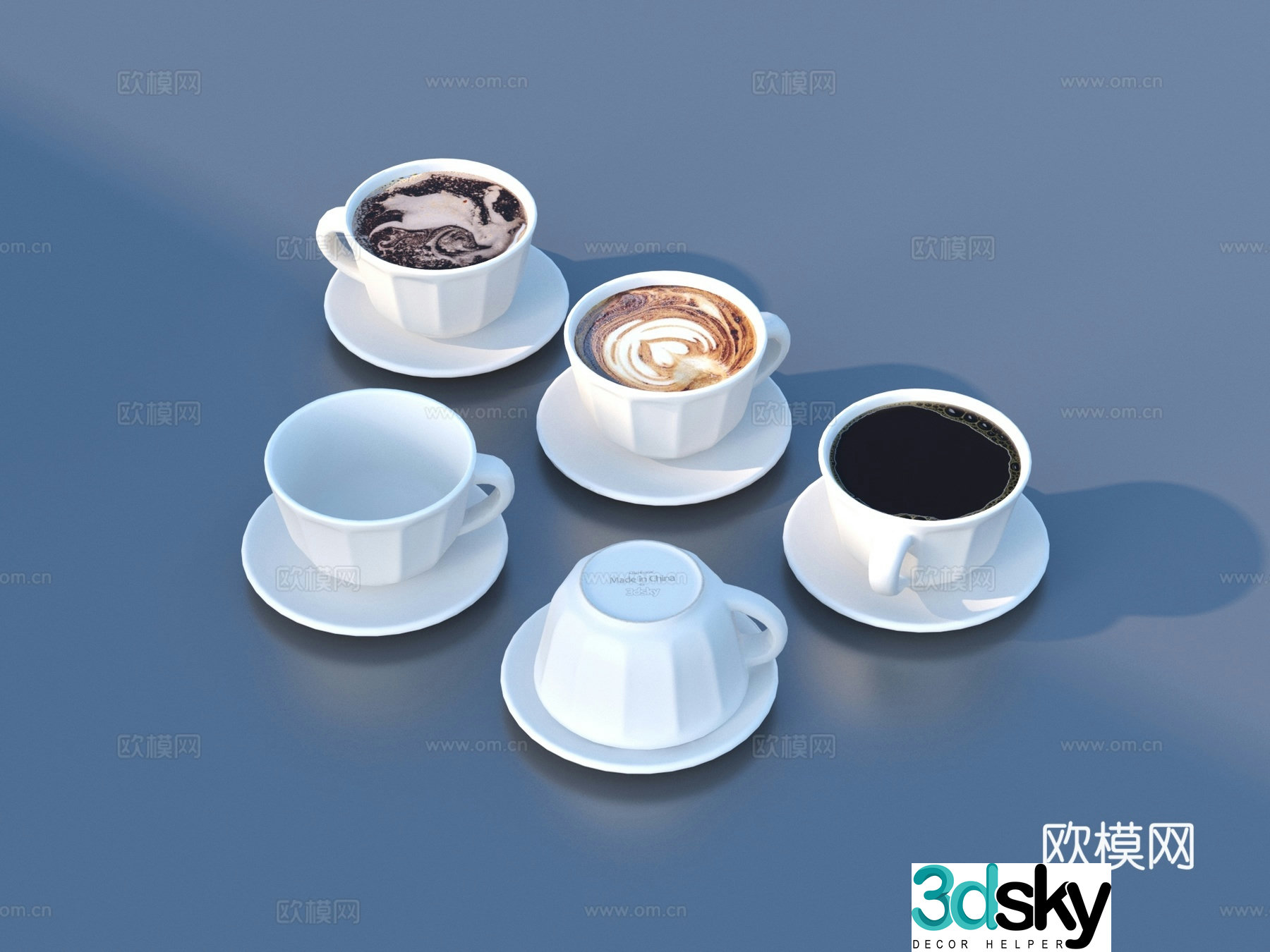 Cup coffee coffee cup 3d model