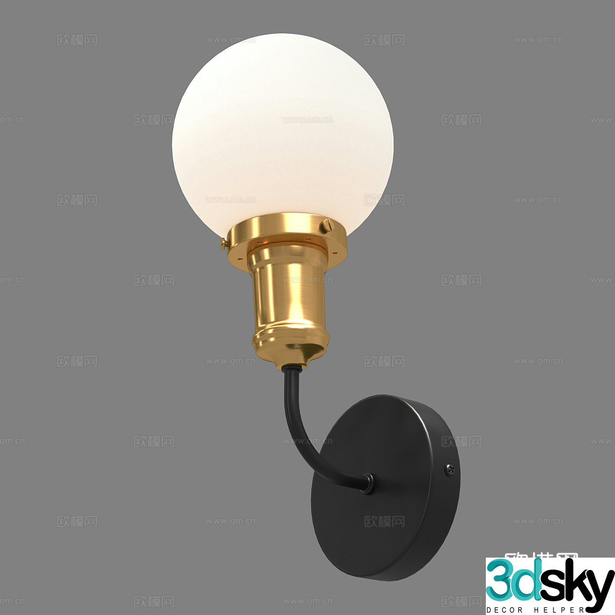 Modern simple and light luxury wall lamp wall lamp simple wall lamp decorative wall lamp lamp 3d model