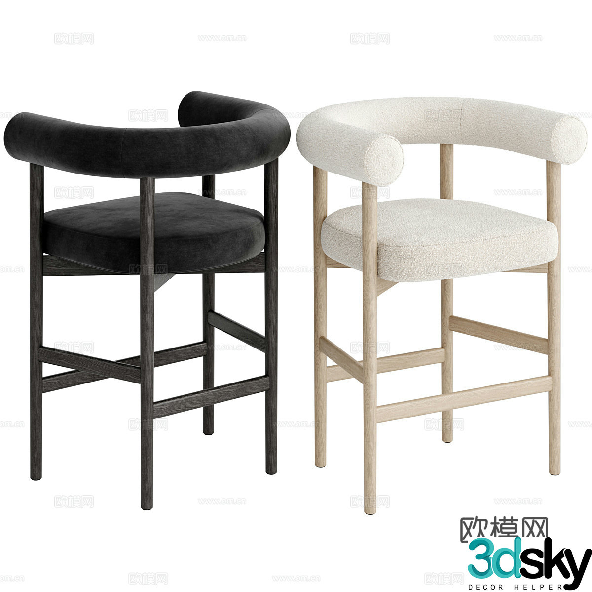 Bar chair 3d model