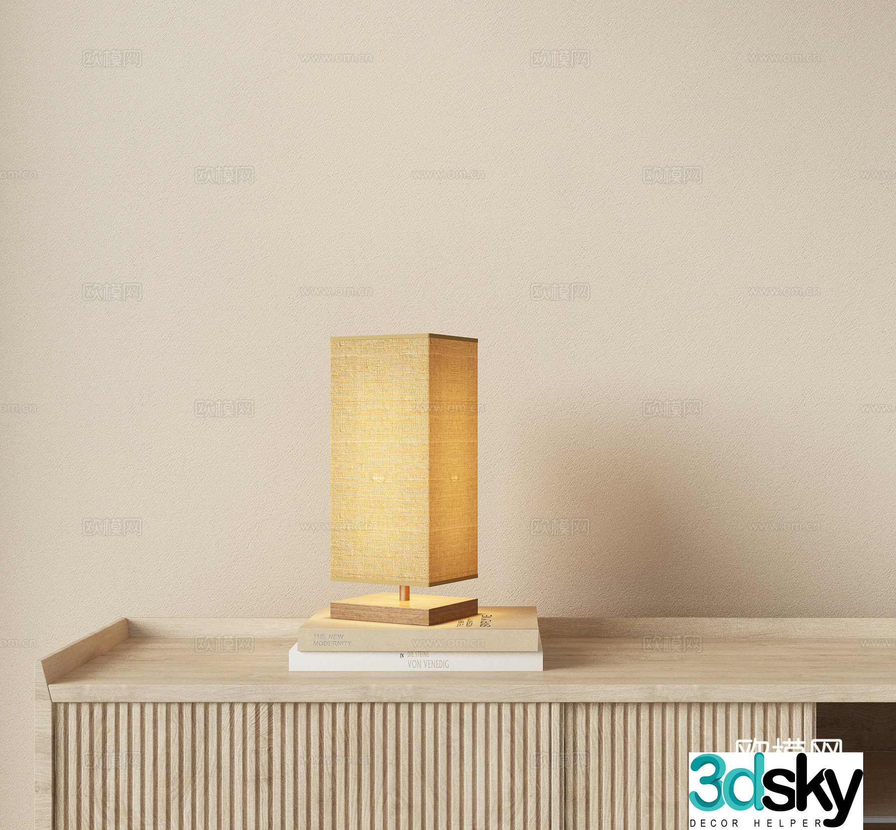 Wasabi wind bedside desk lamp study desk lamp living room desk lamp retro desk lamp art desk lamp 3d model