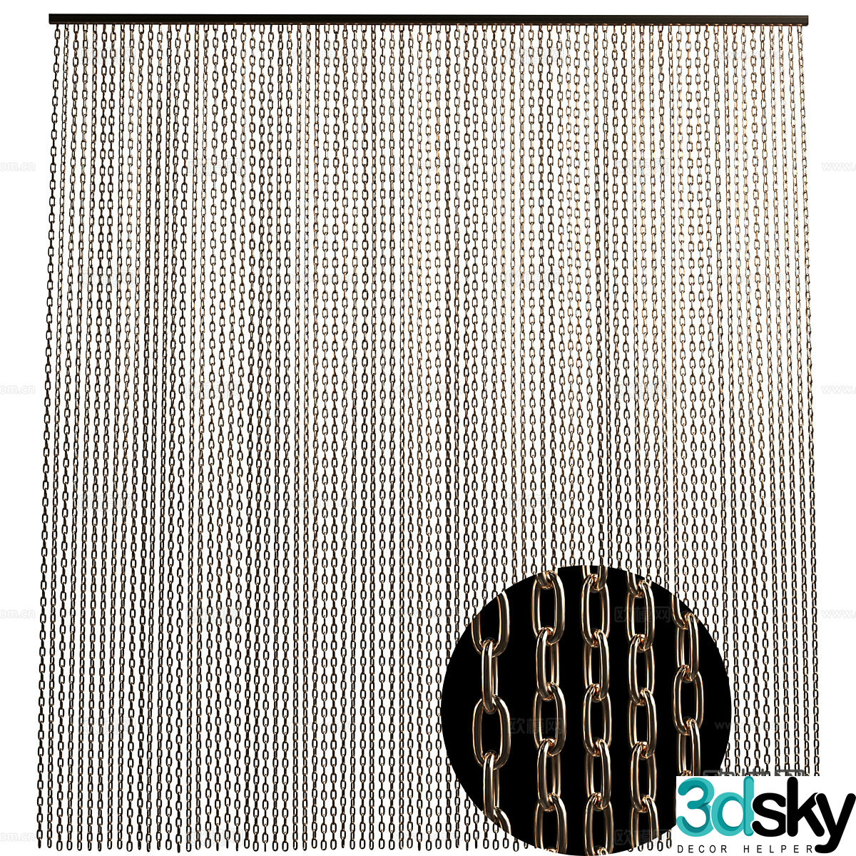Curtain 3d model