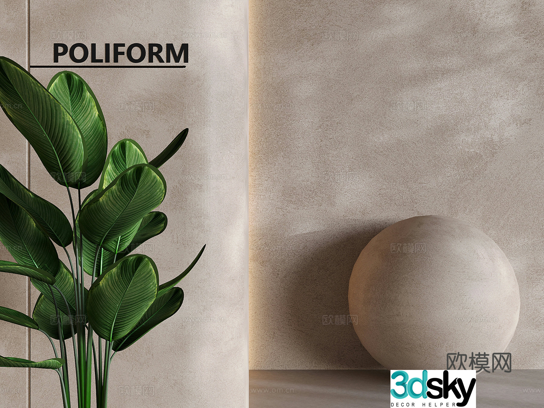 Micro-cement wall cement wall gypsum texture paint art paint wall real stone paint wall 3D model
