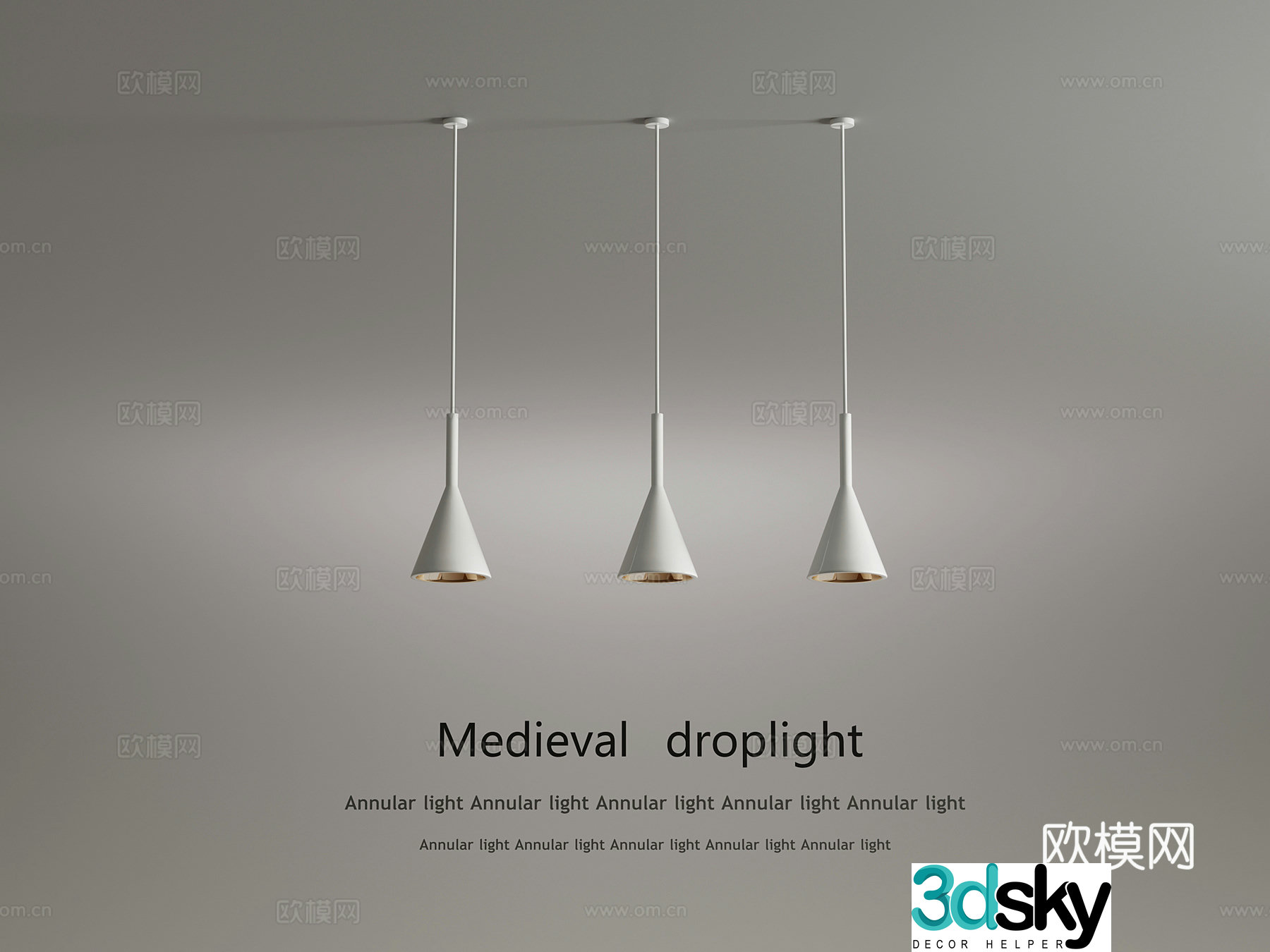 Chandelier Modern simple chandelier Small chandelier Decorative chandelier 3d model
