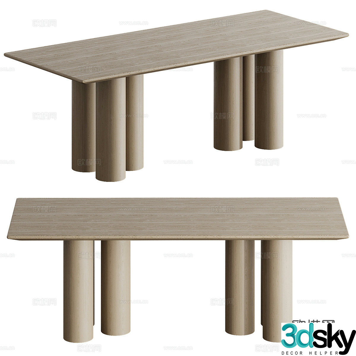 Desk 3d model