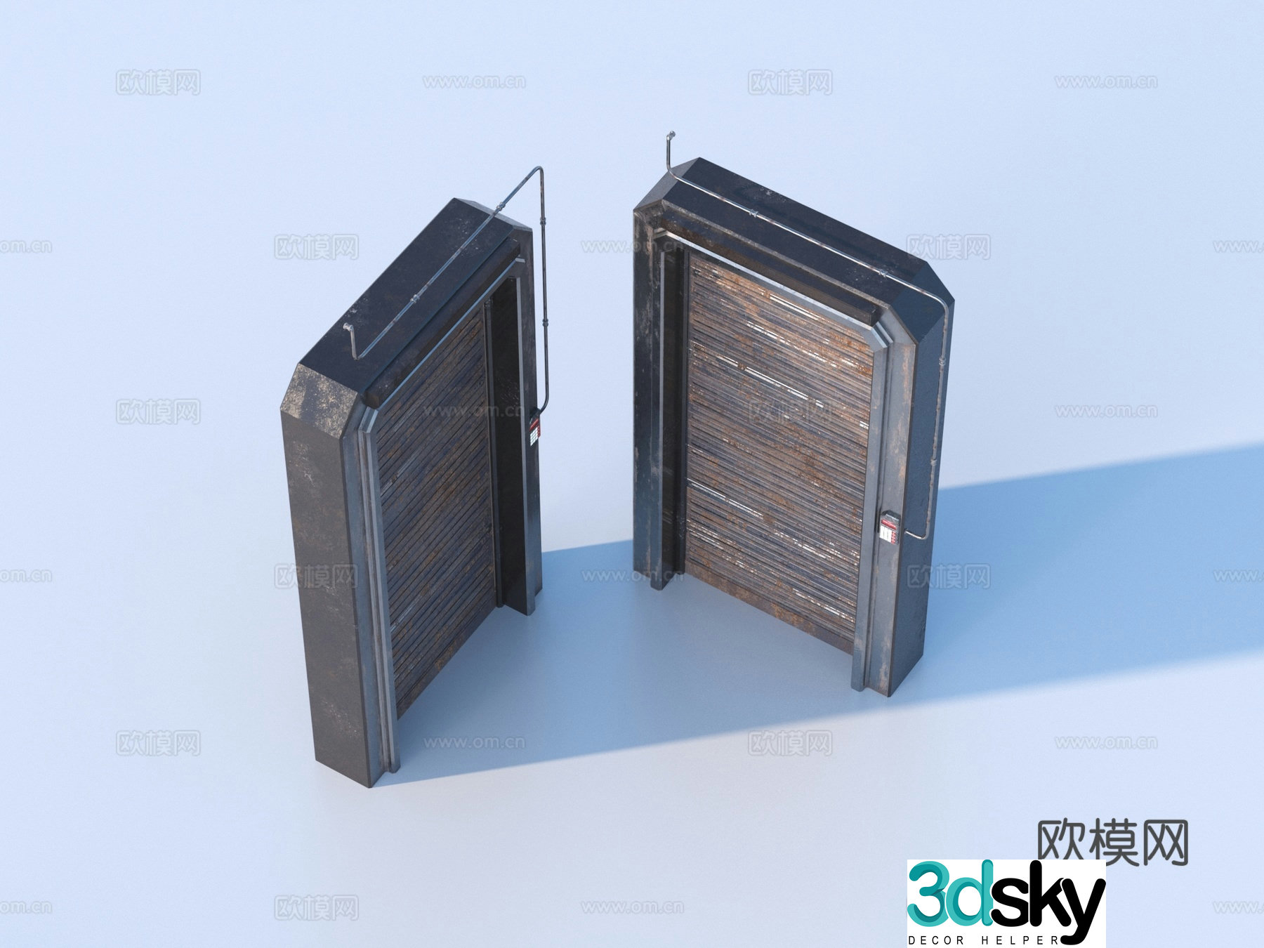 Door Iron Door Door 3D Model