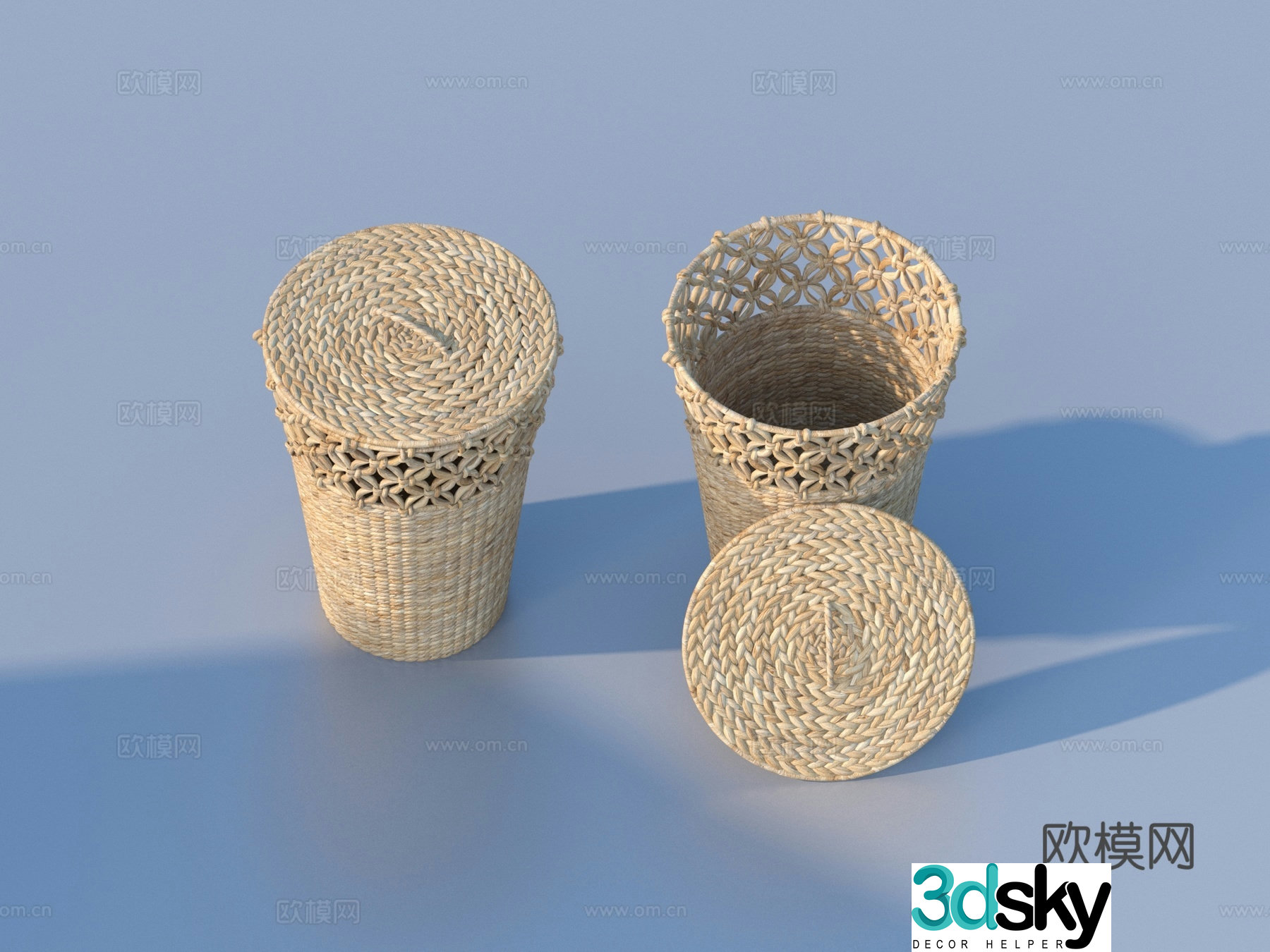 Storage basket Storage box Storage basket 3D model