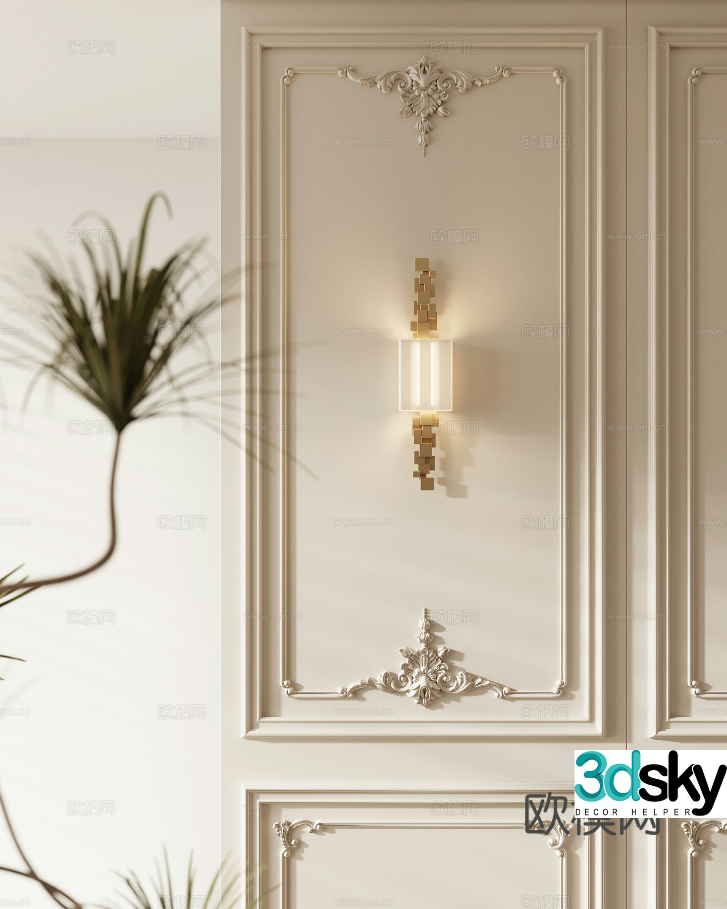 Wall lamp 3d model